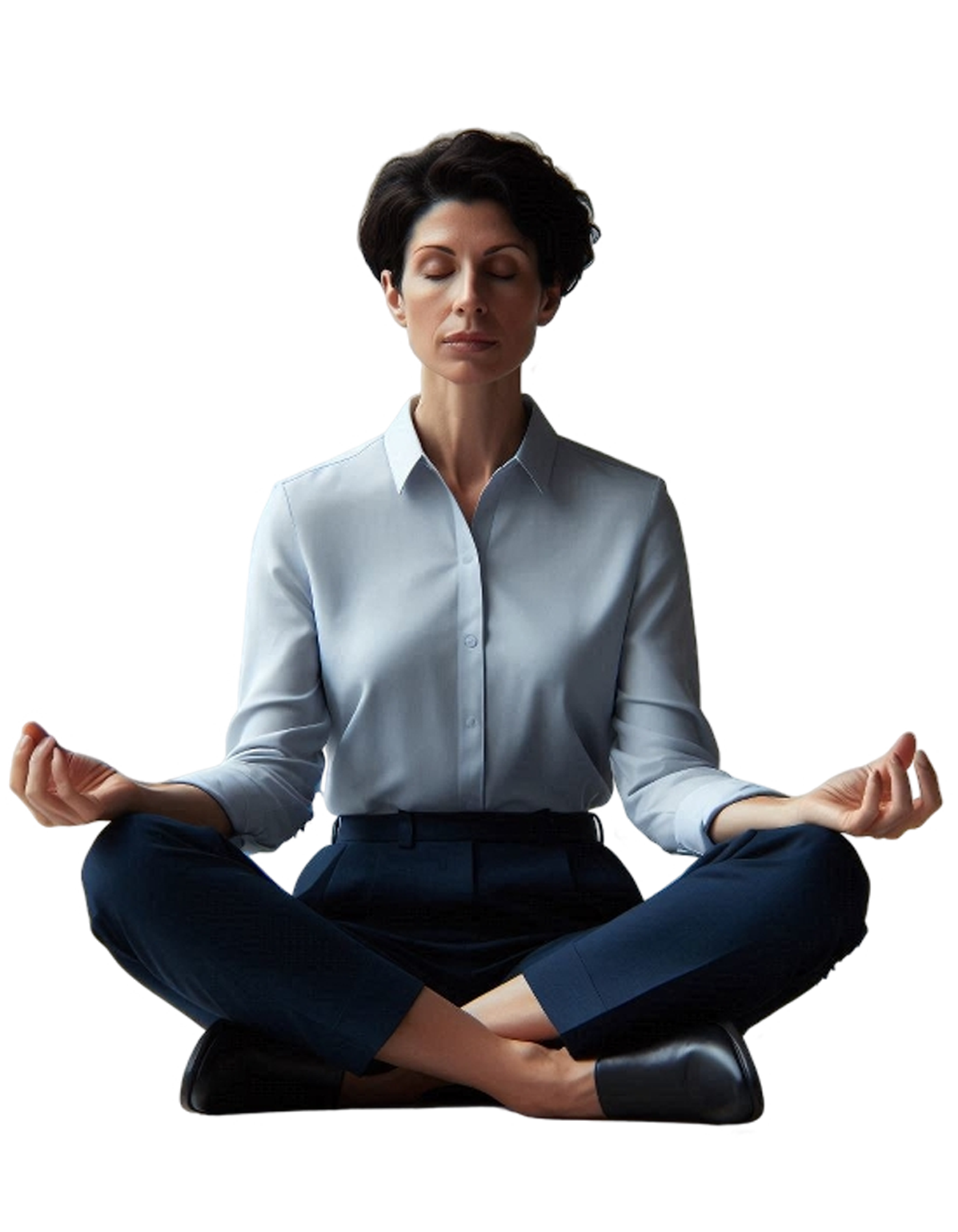 Empresaria representando la transformación digital